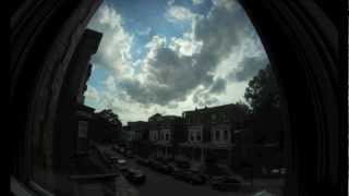 preview picture of video 'MA - Storm Approach Time Lapse Wide Angle - August 5 2012'