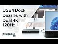 USB4 Dock Dazzles with Dual 4K 120Hz