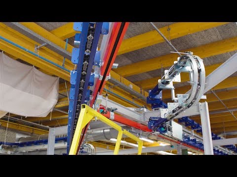 Système de convoyeur monorail manuel  - Charge jusqu'à 3000 kg - Profil 80x100mm - RTN 250.000_1