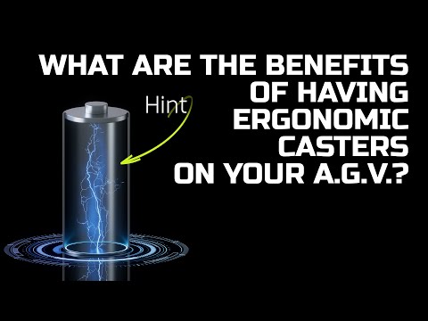 What are the benefits of ergonomic AGV casters?
