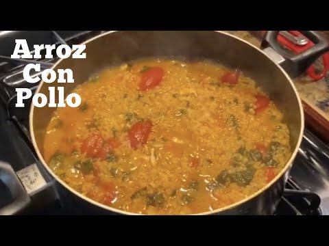 Easy Homemade Arroz con Pollo & Avocado salsa