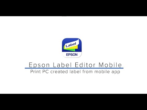 Print PC created label design on mobile App (using iOS device via iCloud)