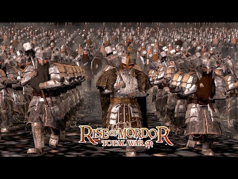 Rise Of Mordor - Iron Hill Dwarves VS Dol Guldur Orcs Army - Lord Of The Rings - Cinematic Battle