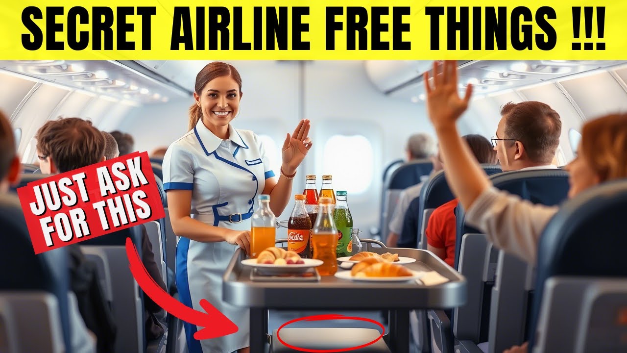 غلاف فيديو 15 Free Things You MUST Ask for on Your Next Flight!