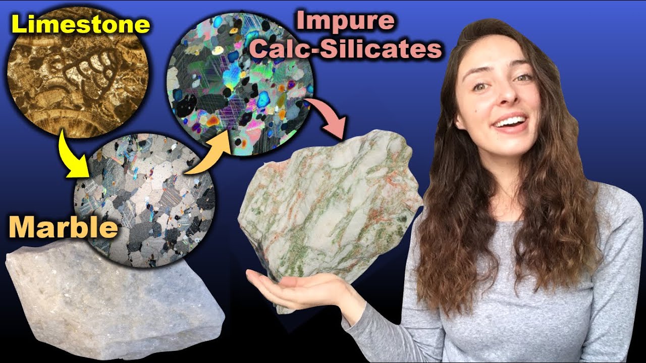 Metamorphism of Pure vs Impure Carbonates (Marbles vs Calc-Silicates) | GEO GIRL