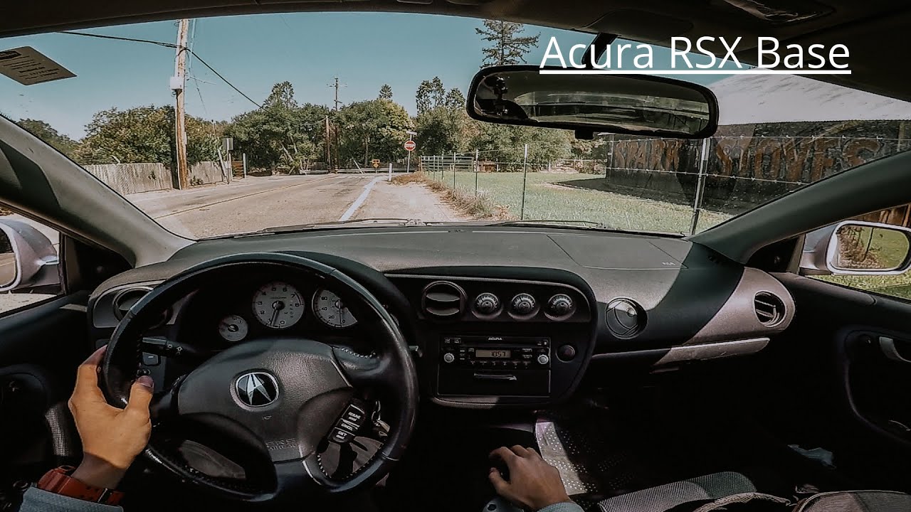 Base Acura RSX Highway and City POV Drive