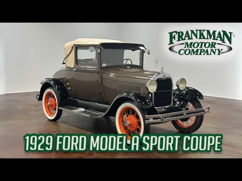 1929 Ford Model A Sport Coupe – The Rumble Seat Time Capsule! - Frankman Motor Company - Walk Around