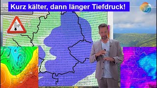 Briefly colder, then low pressure and mild conditions with wind and rain until early November! We...