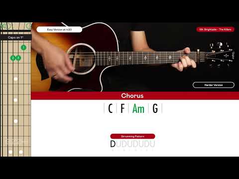 Mr. Brightside Guitar Cover The Killers 🎸|Tabs + Chords|