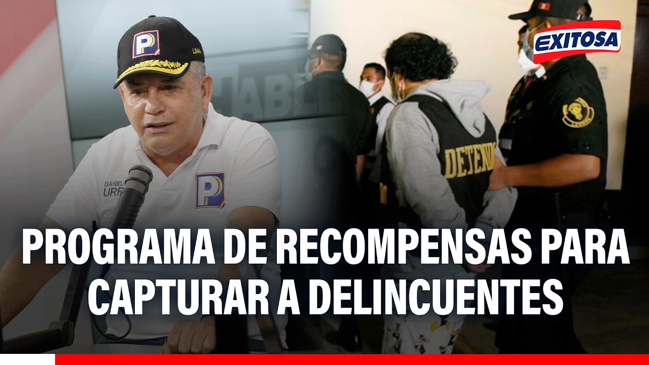 🔴🔵 Urresti plantea programa de recompensas para ubicar y capturar delincuentes: "Diferente a la PNP"