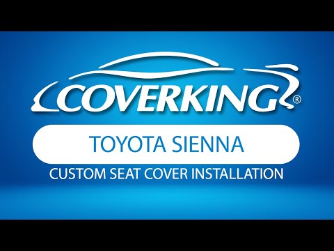 How to Install 2011-2020 Toyota Sienna Custom Seat Covers | COVERKING®