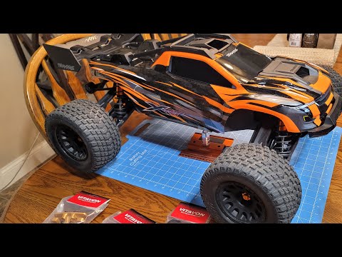 Traxxas XRT gets Vitavon upper bulkhead and bell cranks
