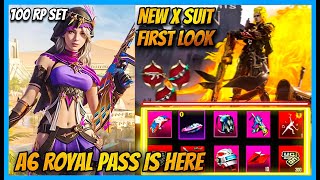 A6 ROYAL PASS IS HERE - 1 TO 100 REWARDS , NEW X SUIT FIRST LOOK AND 3.1 UPDATE ( BGMI )