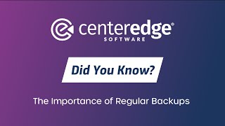 Did You Know? The Importance of Regular Backups