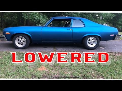 Chevy Nova Gets Lowered