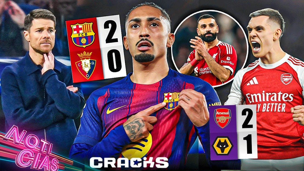 Raphinha presiona a Xabi; DOBLETE | ¡Sufrida victoria del Arsenal! | Salah 'se despide' de Anfield