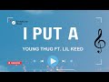 Young Thug - I Put A (feat. Lil Keed) | Lyrics