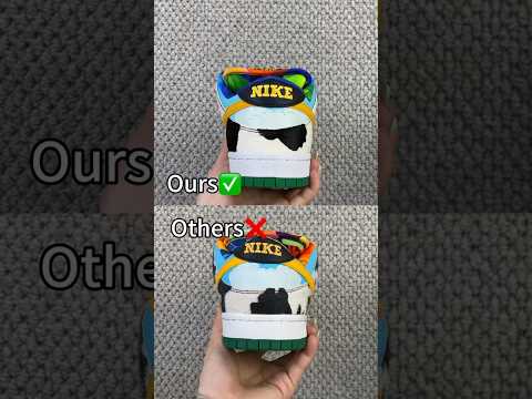 Real Vs Fake Ben & Jerry Nike Dunk #shorts #sneakerhead #viral
