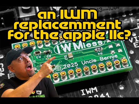 Woz Magic Restored! Replacing My Apple IIc IWM with New IWMless Chip | Adventures in Retrocomputing