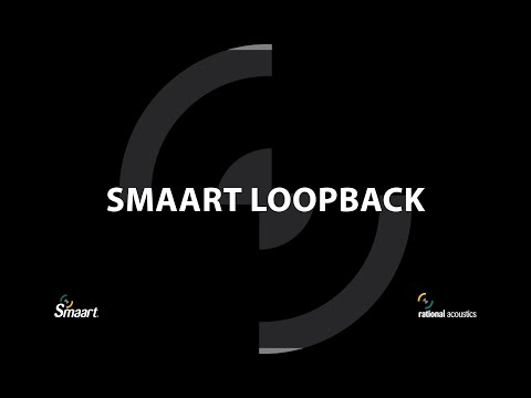 Smaart Loopback (Reference to Generator)