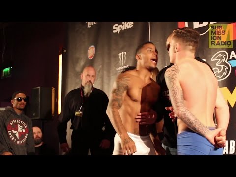 James Gallagher vs. Anthony Taylor HEATED Weigh-Ins | Bellator 169