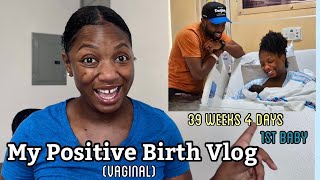 My Positive Birth Vlog | Birth Prep & Labor & Delivery 👶🏽🍼