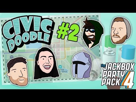 Let's Play Civic Doodle - PART 2 | The Jackbox Party Pack 4 | Graeme Games (w/ Guests)