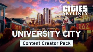 Cities: Skylines - Content Creator Pack: University City (DLC) (PC) Steam Key EUROPE