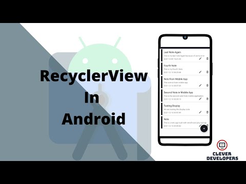 How To Create A Recyclerview in Android Studio with source code