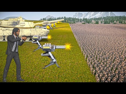 Humanity ARMY in the ABANDONED CASTLE vs 3,000,000 ROMANS - Ultimate Epic Battle Simulator 2 UEBS 2