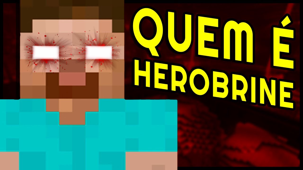 Quem é HEROBRINE! História, Origem e TEORIA! Onde está a MAIOR LENDA de MINECRAFT? Herobrine é real?
