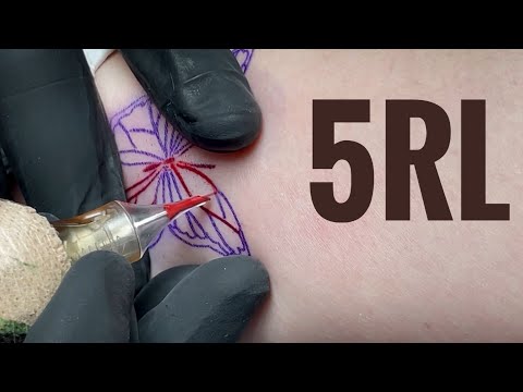 Small Butterfly Tattoo  | Real time tattooing