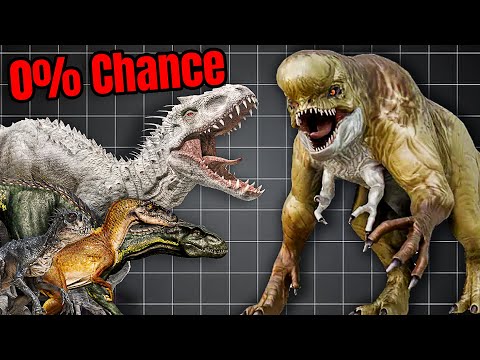 Can The D. Rex Survive The Deadliest Jurassic World Hybrid Dinos?