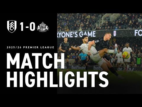 HIGHLIGHTS | FULHAM 1-0 SUNDERLAND | Raul Wins It Late 🔥