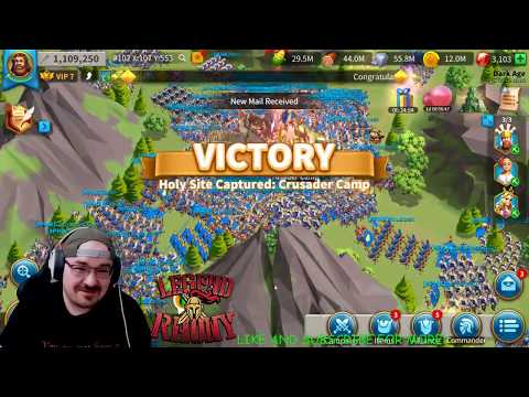 Crusader Camp TOUCHDOWN ! - Rise of Kingdoms