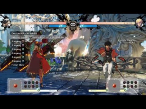 Guilty Gear -Strive- Ramlethal Dust Combo (No side switch)
