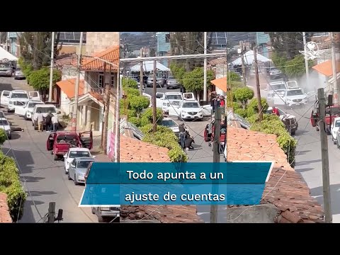 Los sacan de velorio en Michoacán y los fusilan frente al pueblo