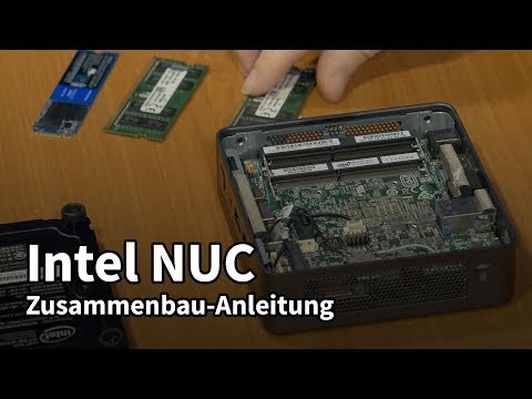 Leiser, kompakter Allroundrechner Intel NUC: SSD und RAM einbauen