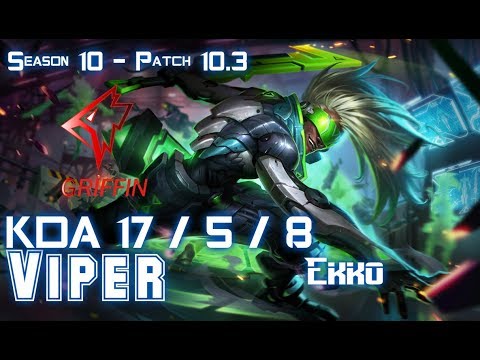 GRF Viper EKKO vs IRELIA Mid - Patch 10.3 KR Ranked