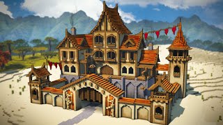 Minecraft: How To Build a Large Desert Base | House Tutorial