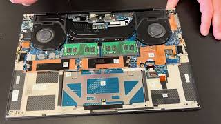 Dell Precision 5560 Laptop. How to disassemble fix repair upgrade memory SSD Motherboard LCD Battery