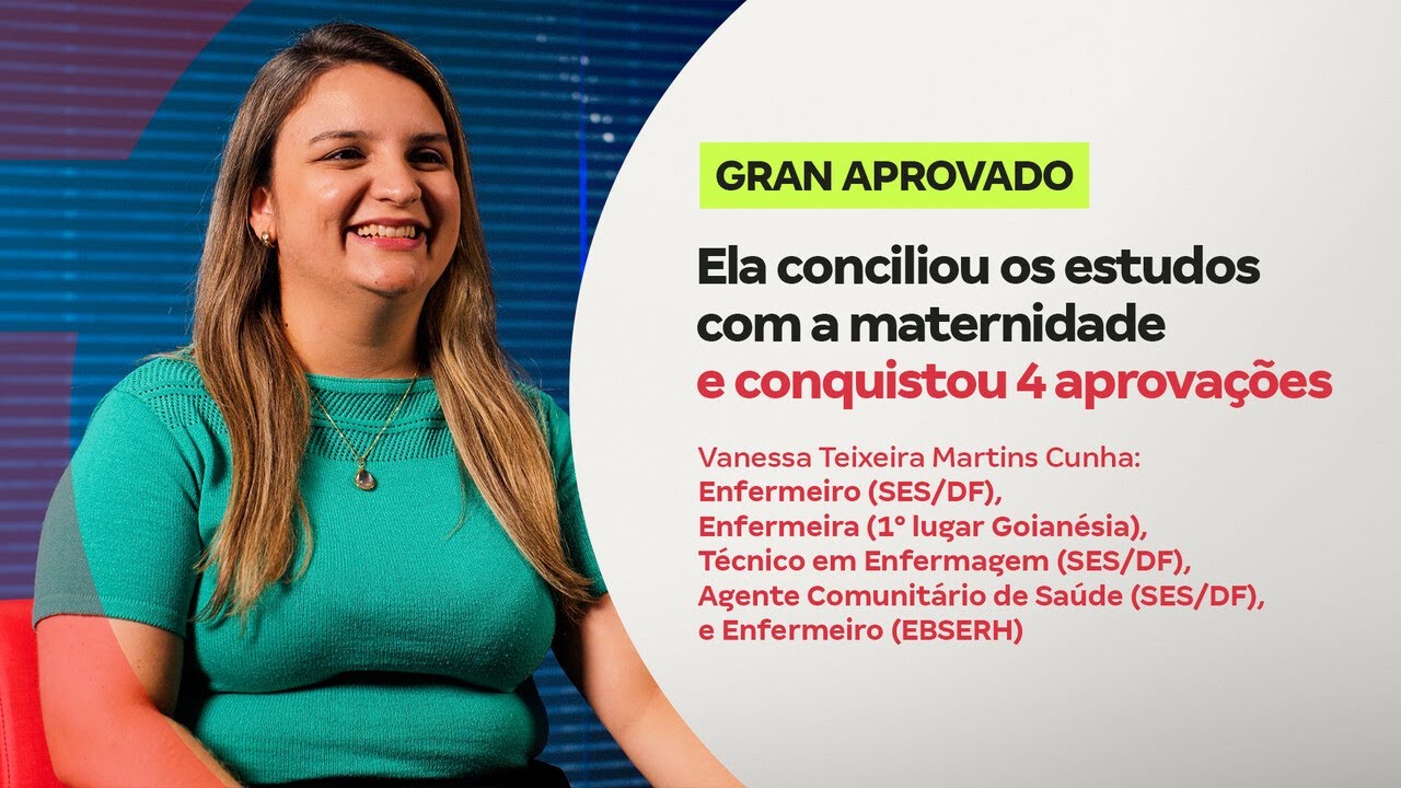 Após o nascimento da filha, ela decidiu começar a estudar para concursos e conquistou 4 aprovações