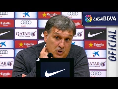 Rueda de Prensa de Gerardo Tata Martino tras el FC Barcelona (4-0) Elche CF - HD