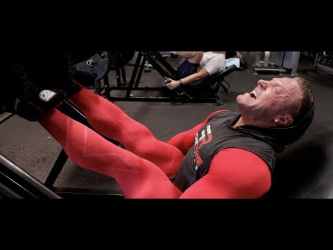 Brad Rowe - IFBB Pro Bodybuilder. Epic Leg Day