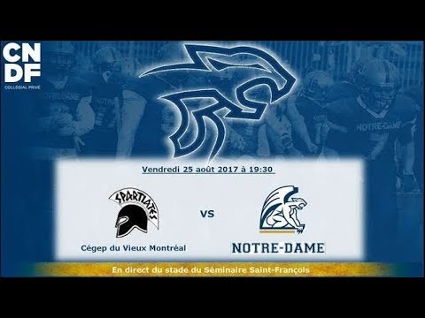 25 août 2017 - 1ère demie - Vieux Montréal vs Notre-Dame