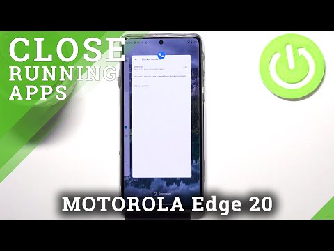 How to Deactivate Background Apps on MOTOROLA Edge 20 – Turn Off Running Apps