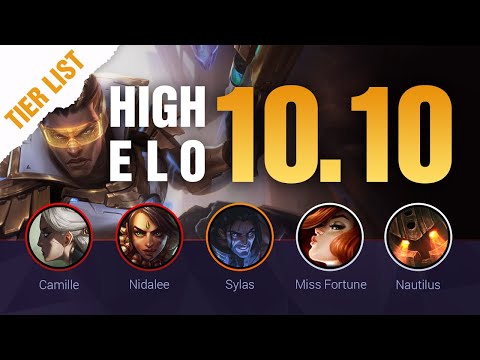 HIGH ELO LoL Tier List Patch 10.10 + Q&A by Mobalytics - League of Legends Season 10