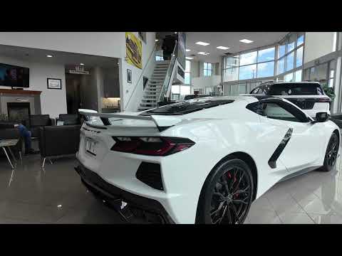 2026 Chevrolet Corvette Stingray Coupe 1LT in White for sale at Ernie Dean Chevrolet Buick GMC Ltd. in Alliston, ON