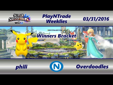 PNT 03/31/16 - phili (Pikachu) vs Overdoodles (Rosalina) - Winners - Smash 4