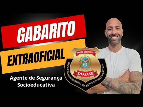 DEGASE - UNOFFICIAL ANSWER KEY - SOCIO-EDUCATIONAL AGENT